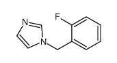 1-[(2-fluorophenyl)methyl]imidazole结构式