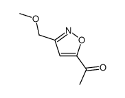 Ethanone, 1-[3-(methoxymethyl)-5-isoxazolyl]- (9CI) Structure