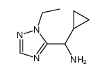 cyclopropyl-(2-ethyl-1,2,4-triazol-3-yl)methanamine结构式