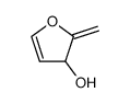 2-methylene-2,3-dihydrofuran-3-ol结构式