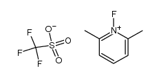 N-fluoro-2,6-dimethylpyridinium triflate结构式
