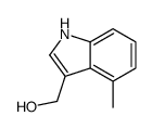 (4-Methyl-1H-indol-3-yl)methanol structure