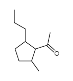 methyl (2-methyl-5-n-propyl)-cyclopentyl ketone结构式