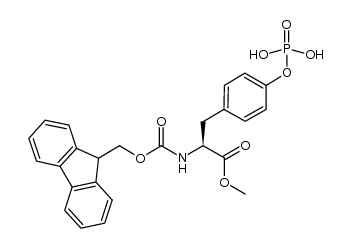 Fmoc-L-Tyr(PO(OH)2)-OMe Structure