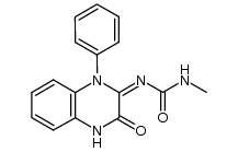 (3-oxo-1-phenylquinoxalin-2-ylidene)-3-methylurea Structure