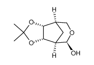 4,8-Methano-1,3-dioxolo[4,5-d]oxepin-5-ol,hexahydro-2,2-dimethyl-,[3aS-(3a-alpha-,4-bta-,5-alpha-,8-bta-,8a-alpha-)]-(9CI) Structure