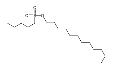 dodecyl pentane-1-sulfonate Structure