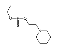 ethoxy-methyl-(2-piperidin-1-ylethoxy)-sulfanylidene-λ5-phosphane结构式