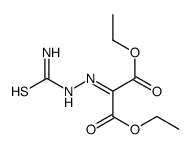 diethyl 2-(carbamothioylhydrazinylidene)propanedioate Structure