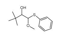 1-methoxy-3,3-dimethyl-1-(phenylthio)butan-2-ol Structure