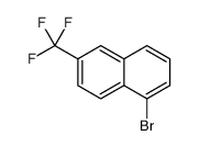 1-Bromo-6-(trifluoromethyl)naphthalene结构式