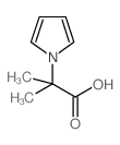 2-甲基-2-(1H-吡咯-1-基)丙酸结构式