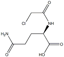 (2R)-4-carbamoyl-2-(2-chloroacetamido)butanoic acid Structure