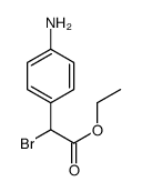 ethyl 2-(4-aminophenyl)-2-bromoacetate structure