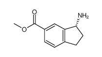 (3R)-3-amino-2,3-dihydro-1H-indene-5-carboxylic acid methyl ester Structure
