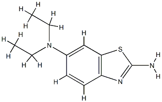 2,6-Benzothiazolediamine,N6,N6-diethyl-(9CI) Structure