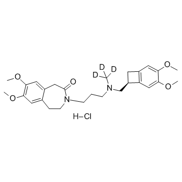 Ivabradine (D3 Hydrochloride) structure