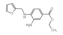 Ethyl 3-amino-4-[(2-furylmethyl)amino]benzoate结构式