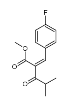 (E/Z)-4-CARBOXYMETHYL-5-(4-FLUOROPHENYL)-2-METHYL-PENT-4-EN-3-ONE Structure