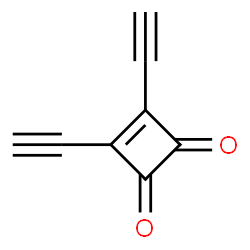 3-Cyclobutene-1,2-dione, 3,4-diethynyl- (9CI)结构式