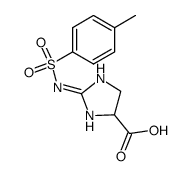 2-(toluene-4-sulfonylamino)-4,5-dihydro-1H-imidazole-4-carboxylic acid Structure