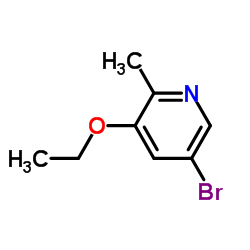 5-Bromo-3-ethoxy-2-Methyl-pyridine structure