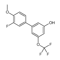 3-(3-fluoro-4-methoxyphenyl)-5-(trifluoromethoxy)phenol Structure