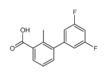 3-(3,5-difluorophenyl)-2-methylbenzoic acid结构式