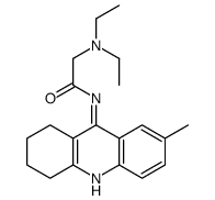 2-(diethylamino)-N-(7-methyl-1,2,3,4-tetrahydroacridin-9-yl)acetamide结构式