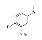 2-bromo-4-iodo-5-methoxyaniline Structure