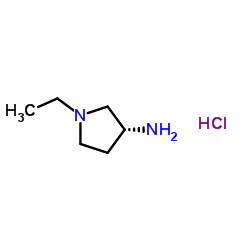 (3R)-1-Ethyl-3-pyrrolidinamine dihydrochloride Structure