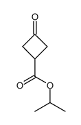 propan-2-yl 3-oxocyclobutanecarboxylate结构式