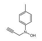 Benzenamine,N-hydroxy-4-methyl-N-2-propynyl- (9CI)结构式