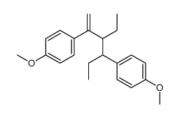 1,1'-(1,2-Diethyl-3-Methylene-1,3-propanediyl)bis[4-Methoxy-benzene] Structure