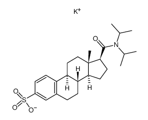 17-(N,N-diisopropylcarbamoyl)estra-1,3,5(10)-triene-3-sulfonic acid picture