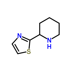 2-(1,3-Thiazol-2-yl)piperidine结构式