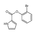 2-bromophenyl 1H-pyrrole-2-carboxylate Structure