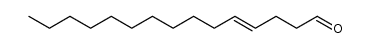 (trans)-pentadec-4-en-1-al结构式