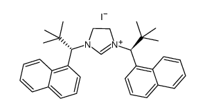 1,3-bis((S)-2,2-dimethyl-1-(naphthalen-1-yl)propyl)-4,5-dihydro-1H-imidazol-3-ium iodide图片