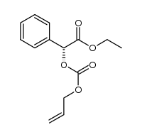O-allyloxycarbonylmandelic acid ethyl ester Structure