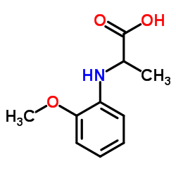 2-(2-METHOXY-PHENYLAMINO)-PROPIONIC ACID structure