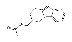 6,7,8,9-TETRAHYDRO-PYRIDO[1,2,A]INDOLE-7-METHANOL ACETATE structure