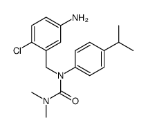 1-[(5-amino-2-chlorophenyl)methyl]-3,3-dimethyl-1-(4-propan-2-ylphenyl)urea Structure