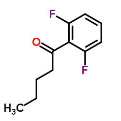 1-(2,6-Difluorophenyl)-1-pentanone Structure