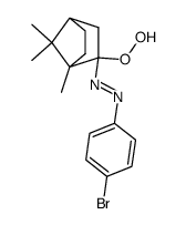1-(4-bromophenyl)-2-(2-hydroperoxy-1,7,7-trimethylbicyclo[2.2.1]heptan-2-yl)diazene Structure