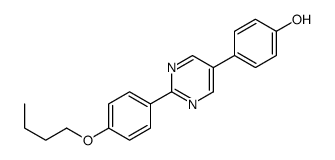 4-[2-(4-butoxyphenyl)pyrimidin-5-yl]phenol结构式
