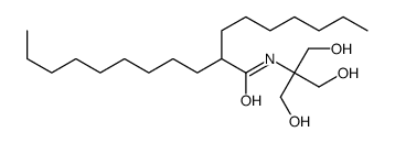 N-[1,3-dihydroxy-2-(hydroxymethyl)propan-2-yl]-2-heptylundecanamide结构式