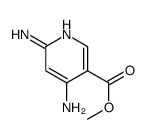 methyl 4,6-diaminopyridine-3-carboxylate Structure