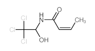 (Z)-N-(2,2,2-trichloro-1-hydroxy-ethyl)but-2-enamide Structure