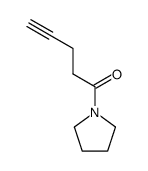 1-(pyrrolidin-1-yl)pent-4-yn-1-one结构式